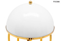 Lampka stołowa / nocna BOTTEGA biała / złota elegancka glamour - Moosee
