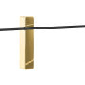 Kinkiet BENE PARETTE NERO / GOLD 60 czarno-złoty smukły minimalistyczny - Orlicki Design