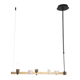 Lampa wisząca SAKAI 5 LED podwieszana designerska - Ledea