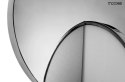 Lampa wisząca DISCO srebrna dwa płaskie dyski krążki nowoczesna - Moosee - widok z bliska