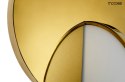 Lampa wisząca DISCO złota dwa płaskie dyski krążki glamour - Moosee - widok z bliska
