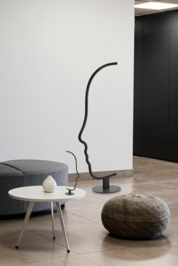 Lampa podłogowa FACE FLOOR czarna designerska twarz LED ozdoba salonu artyzm - King Home