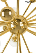 Lampa wisząca AURELIA złota / białe kule nowoczesny żyrandol - Moosee
