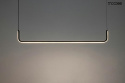 Lampa wisząca SHAPE 90 czarna minimalistyczna LED - Moosee