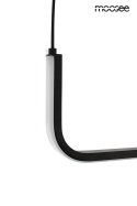 Lampa wisząca SHAPE 90 czarna minimalistyczna LED - Moosee