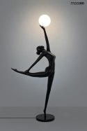 Lampa podłogowa HUMAN BALLERINA designerska artystyczna balerina - Moosee wlaczona
