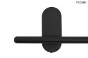 Kinkiet TOBIA LED czarny wąski minimalistyczny lampa ścienna do sypialni - Moosee detale