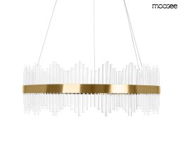 Lampa wisząca FLORENS 60 złota elegancka owalna glamour - Moosee
