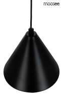 Nowoczesna lampa wisząca ACUSTICA czarna - Moosee