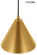 Nowoczesna lampa wisząca ACUSTICA złota - Moosee