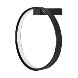 Kinkiet okrągły CIRCLE WALL czarny świecąca obręcz LED - Moosee