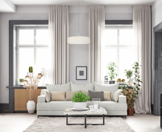 Lampa wisząca TURDA III biała okrągły abażur - Nowodvorski Lighting