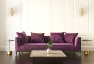 Kinkiet EYE WALL mosiądz tuba świecąca góra dół - Nowodvorski Lighting