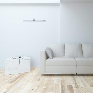 Kinkiet MODERN SLIM LED L chrom podłużny do łazienki nad lustro IP44 - Light Prestige