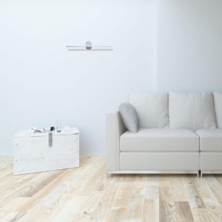 Kinkiet MODERN SLIM LED M chrom podłużny do łazienki nad lustro IP44 - Light Prestige