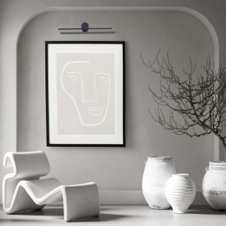 Kinkiet MODERN SLIM LED M czarny podłużny do łazienki nad lustro IP44 - Light Prestige