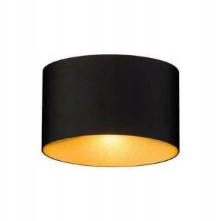 Kinkiet zewnętrzny elewacyjny ELLIPSES LED czarno-złoty IP54 - Nowodvorski Lighting