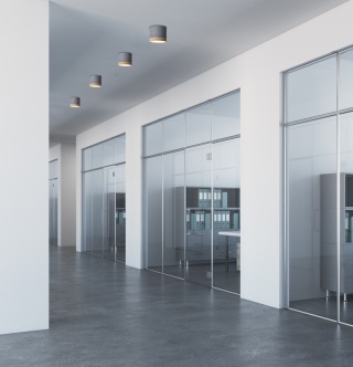 Lampa sufitowa TUBA 7,5 szaro-drewniana LED - Candellux Lighting