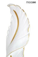 Kinkiet IKAR 80 biały / złoty w kształcie piórka LED - Moosee