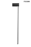 Kinkiet OMBRE 80 czarny wąski długi lampa ścienna nowoczesna - Moosee od boku