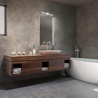 Kinkiet łazienkowy nad lustro NEVADA L biały IP44 - Light Prestige