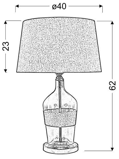 Lampa stołowa ECO 41-21519 - Candellux Lighting