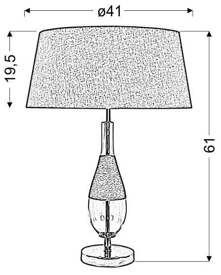 Lampa stołowa ECO 41-21489 - Candellux Lighting Lampa stołowa ECO 41-21489 - Candellux Lighting