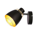 Kinkiet ALEKSANDRIA czarno-złoty lampa ścienna loft - Candellux Lighting swieci sie