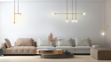 Kinkiet RIVA złoty lampa ścienna minimalistyczna prosta forma - Moosee - cala seria we wnetrzu