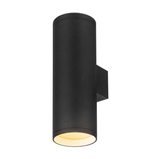 Kinkiet TORRE czarny lampa ścienna tuba świeci góra / dół - Light Prestige