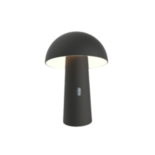 Lampa SHITAKE NEGRO czarna stołowa biurkowa na taras bezprzewodowa - New Garden