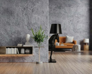 Lampa podłogowa KOŃ HORSE STAND S czarna design dla miłośników koni zwierząt - King Home