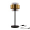 Lampa stołowa SPIEGA czarny / mosiądz lampka nocna nowoczesna loft - Candellux Lighting