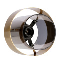 Lampa sufitowa SPIEGA czarna / mosiądz nowoczesna szklany klosz loft - Candellux Lighting - detale klosza