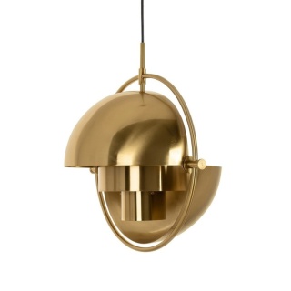 Lampa wisząca VARIA złota designerski zwis do sypialni - Moosee