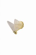 Kinkiet MARIPOSA złoty lampa ścienna w kształcie motyla szklany klosz - Light Prestige