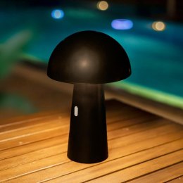 Lampa SHITAKE NEGRO czarna stołowa biurkowa na taras bezprzewodowa - New Garden