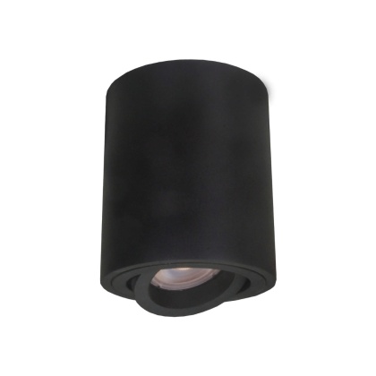 Oprawa natynkowa TULON czarna tuba z regulowanym oczkiem - Light Prestige