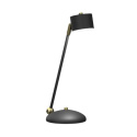 Lampka biurkowa ARENA BLACK/GOLD czarno-złota na biurko stolik nocny - Milagro