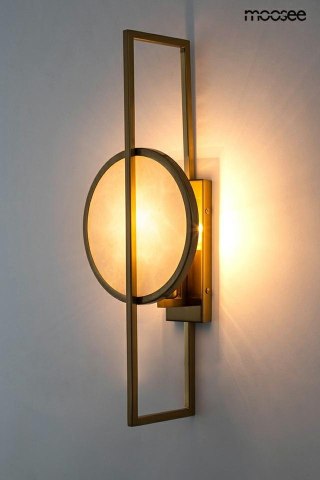 Kinkiet TROYA złoty elegancka lampa ścienna - Moosee