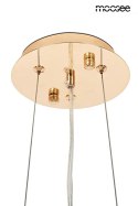 Lampa wisząca RIVIERA 60 złota  clear imitacja gałęzi drzewa piękna - Moosee - podsufitka