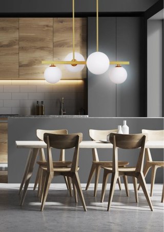 Lampa wisząca KAMA mosiądz - Candellux Lighting