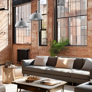 Lampa wisząca PABLITO betonowy klosz loft zwis nad stół - Sollux Lighting