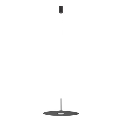 Lampa wisząca SIMONE BLACK stalowa czarna minimalizm prosta forma - Nowodvorski Lighting