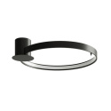 Plafon RIO 55 czarny LED 4000K ring obręcz lampa sufitowa - Thoro