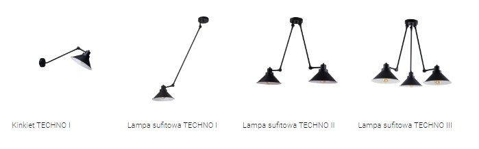 Kolekcja lamp TECHNO Nowodvorski Lighting