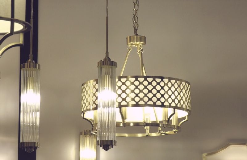 Lampa Verno w stylu Hampton - Orlicki Design
