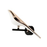 Kinkiet BIRD złoty ptaszek elegancki designerski motyw zwierzęcy